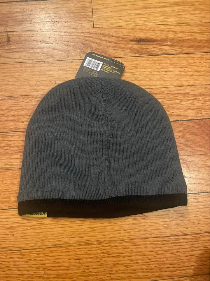 Firm Grip Men's Grey Fleece Lined Knit Beanie Hat - photo 2