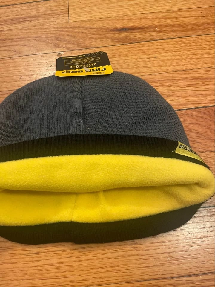 Firm Grip Men's Grey Fleece Lined Knit Beanie Hat - photo 4