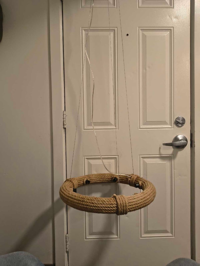 Rustic Rope Chandelier