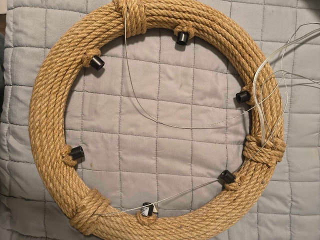 Rustic Rope Chandelier - photo 3