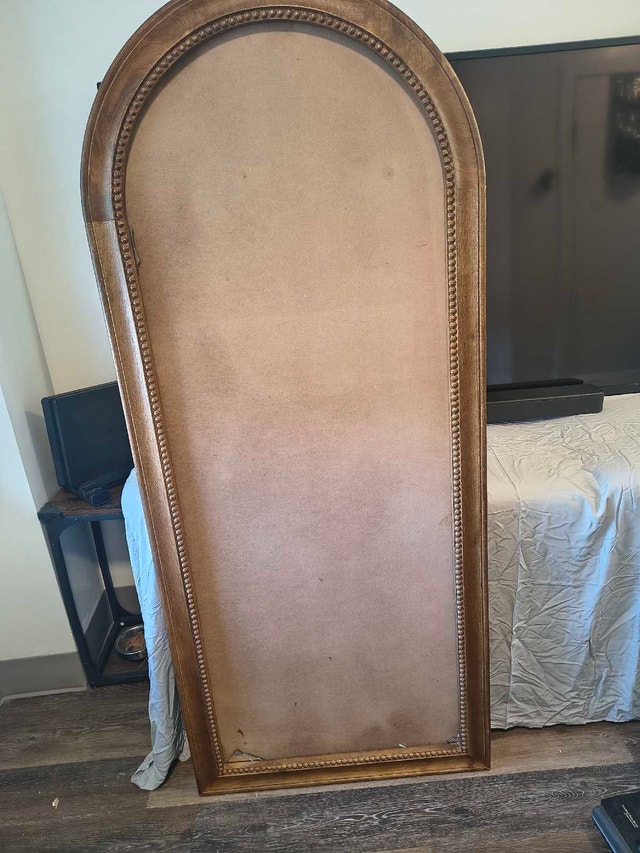 Arched Wood Wall Mirror Frame