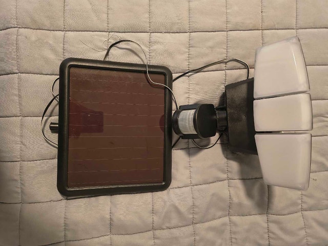 Solar Powered LED Motion Sensor Security Light