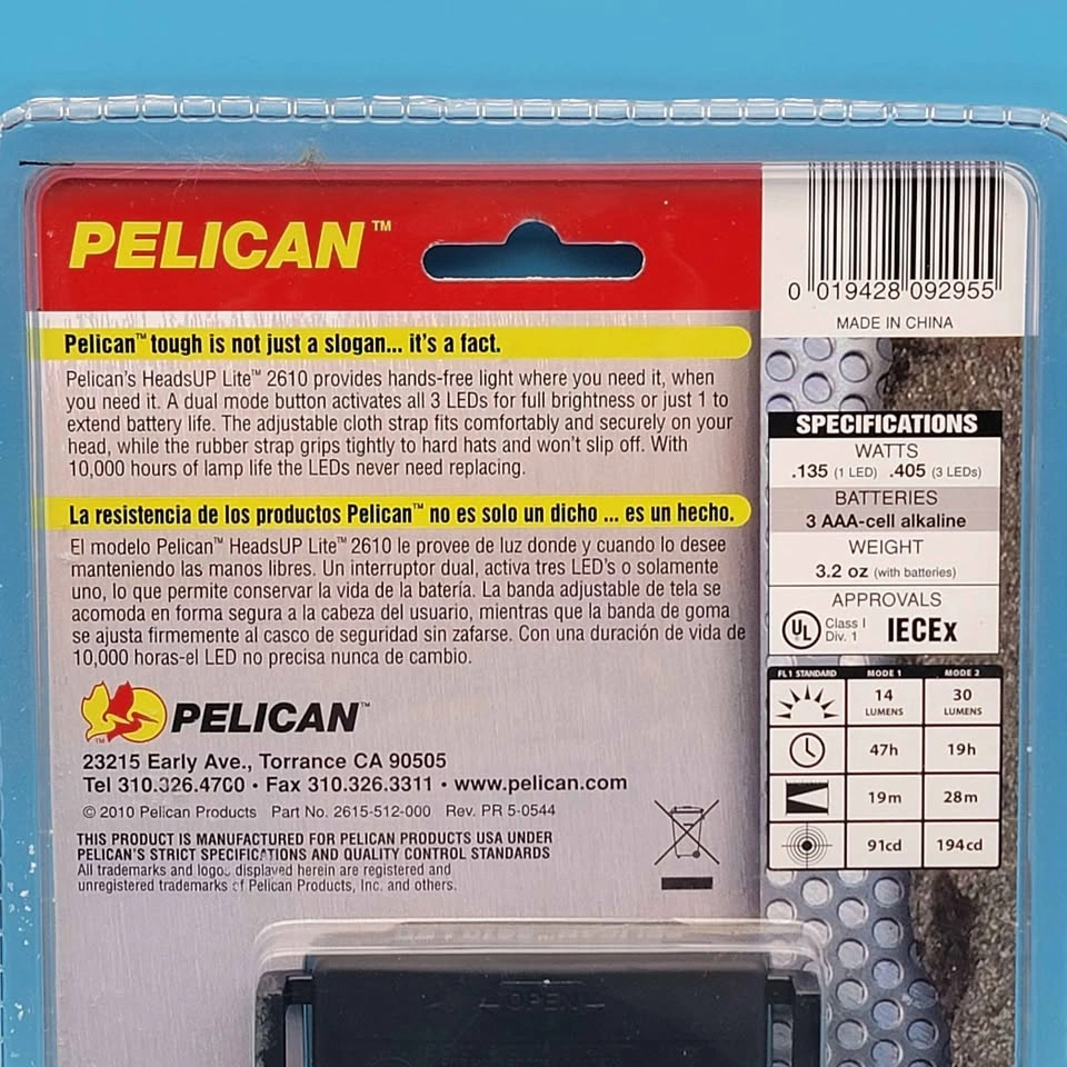 Pelican HEADSUP LITE 2610 LED headlamp - photo 3