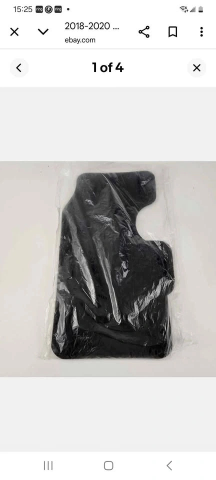 VW Genuine OEM Tiguan 3rd Row Floor Mats 5NL-863-011-A-EUN