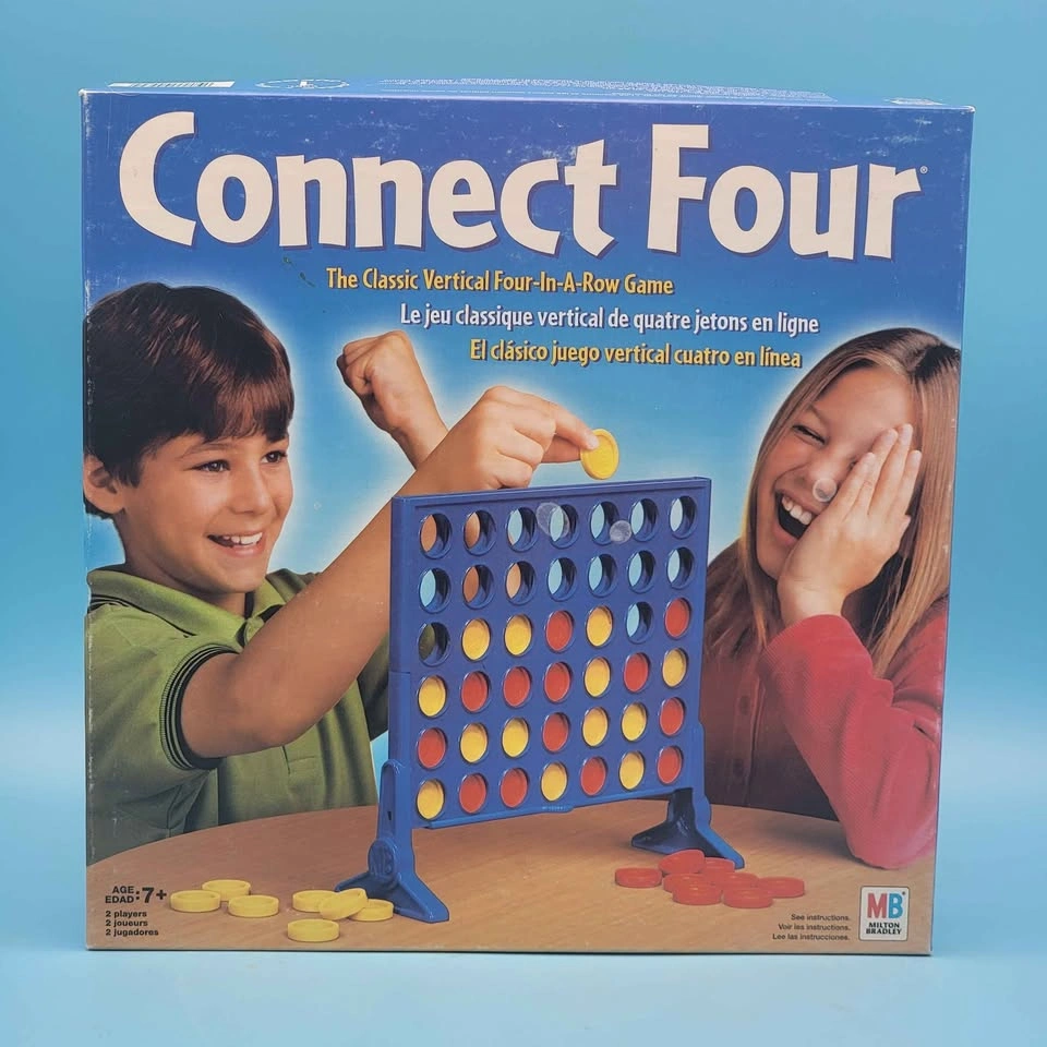 VGC Milton Bradley CONNECT 4 GAME with Box, 2 Players, 7+ - photo 3