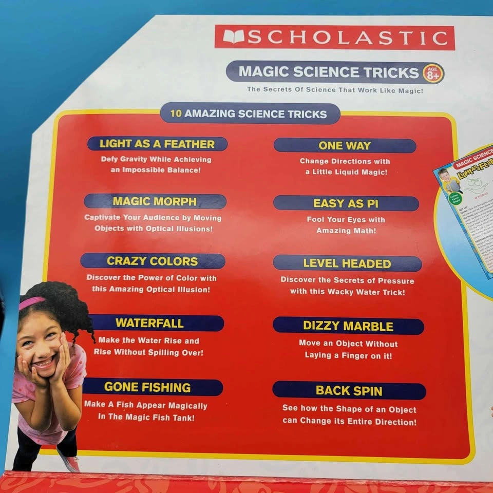 Scholastic MAGIC SCIENCE TRICKS KIT Complete - photo 3