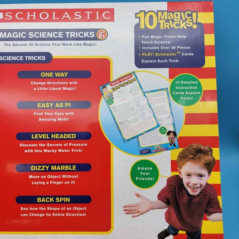 Scholastic MAGIC SCIENCE TRICKS KIT Complete - photo 4