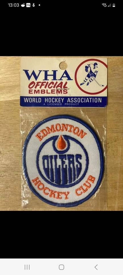 1970's Edmonton Oilers WHA Hockey Club Patch 3.5" - photo 3