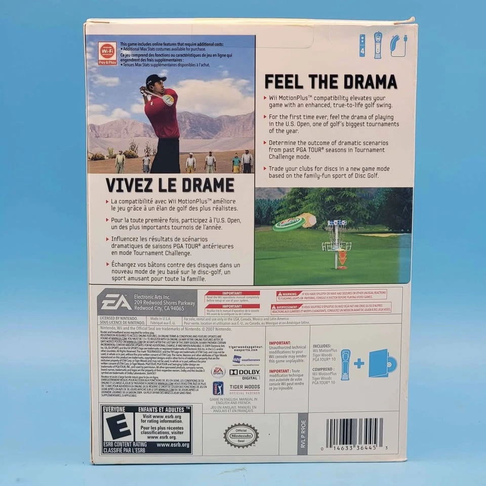 Nintendo Wii TIGER WOODS PGA TOUR 10 + MotionPlus - photo 2