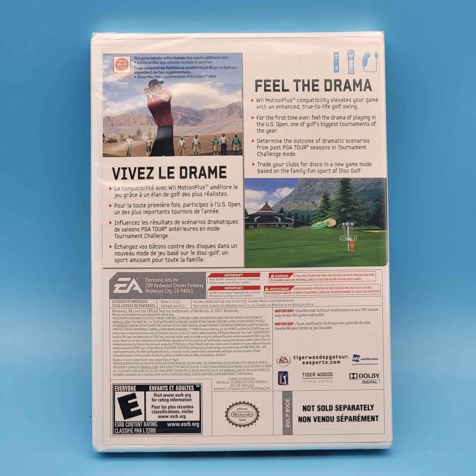 Nintendo Wii TIGER WOODS PGA TOUR 10 + MotionPlus - photo 5
