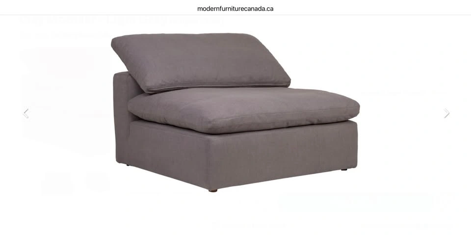 A pair of Moe’s Clay slipper chairs - photo 5