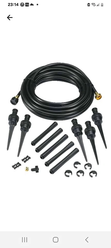 NEW/SEALED Micro-Irrigation 5-Head Spray Set