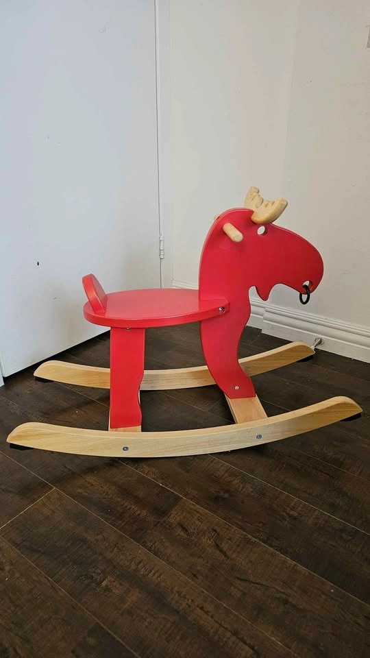 IKEA EKORRE Rocking Moose - gently used, super sturdy - photo 2