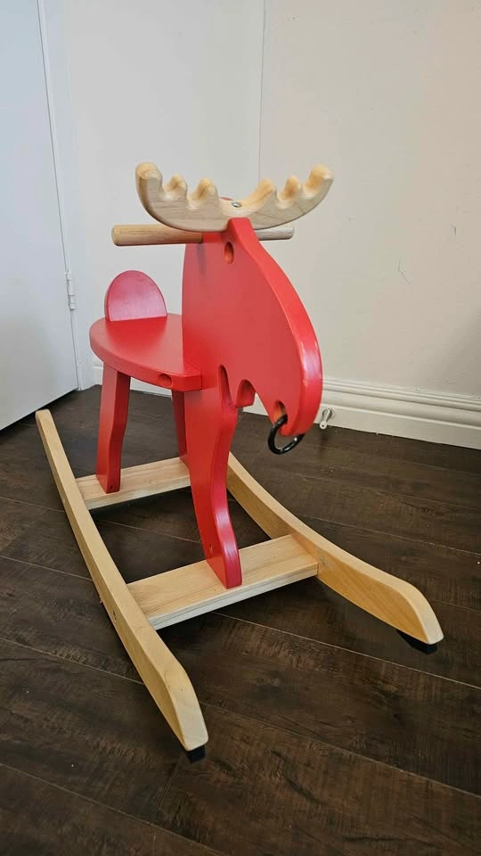 IKEA EKORRE Rocking Moose - gently used, super sturdy - photo 3