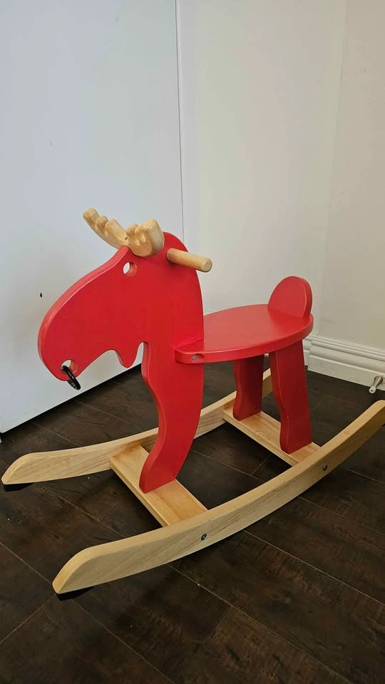 IKEA EKORRE Rocking Moose - gently used, super sturdy - photo 4