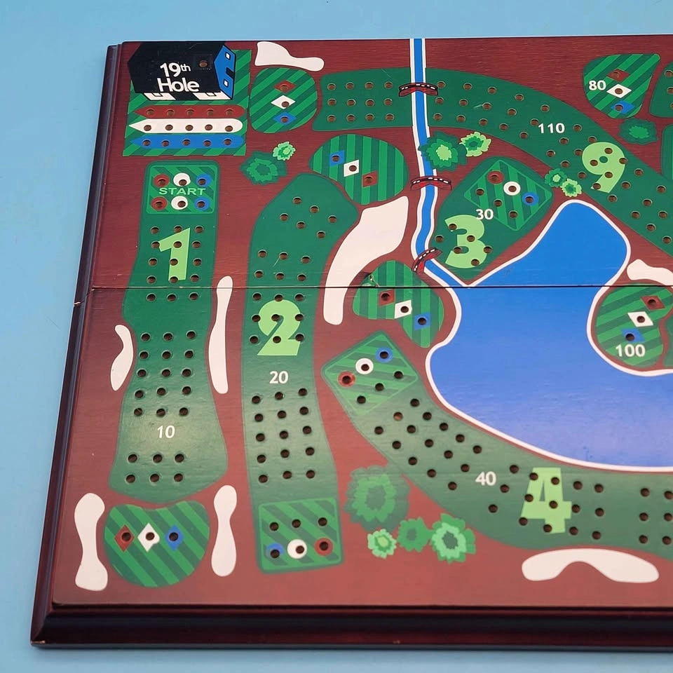 Tee Times Golf Course Cribbage Board - 3 Player Magnetic - photo 2