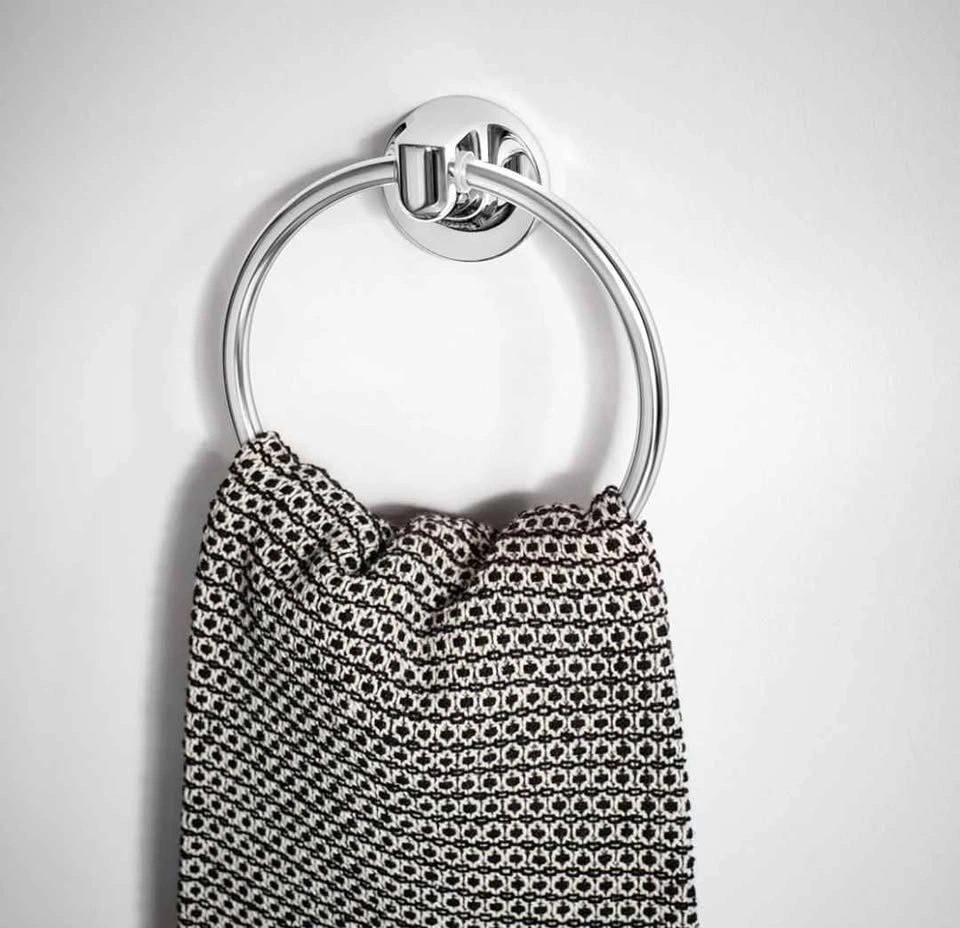 🥳NEW/SEALED🤩 Moen Aspen TOWEL RING, Chrome - photo 2