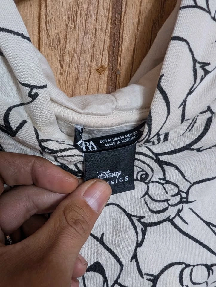 Zara x Disney Bambi All-Over Print Hoodie - photo 2