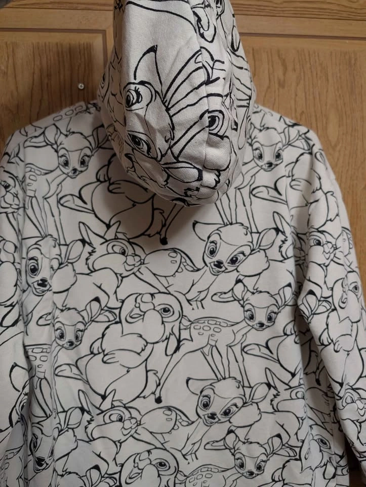 Zara x Disney Bambi All-Over Print Hoodie - photo 5