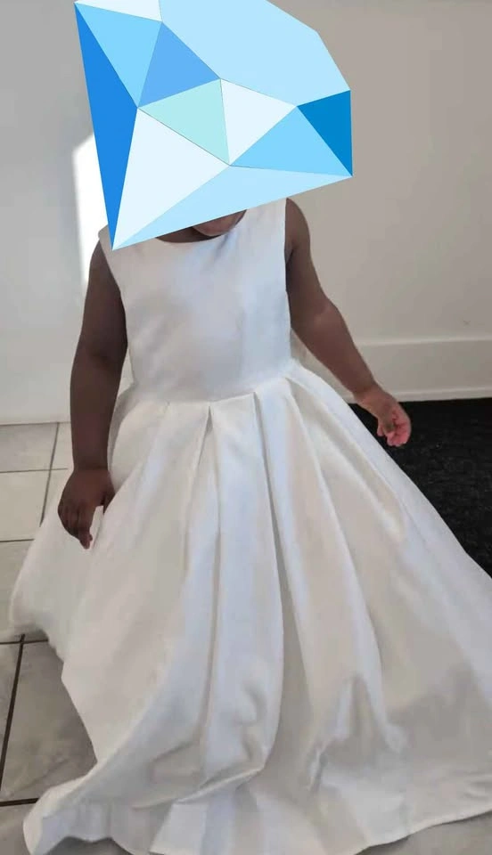 Azazie matte satin dress size 5 - photo 3