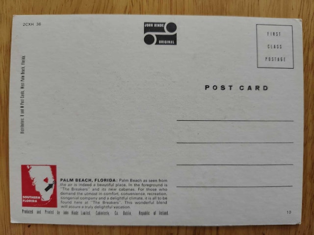 John Hinde Original Post Cards - Palm Beach, FL - photo 4