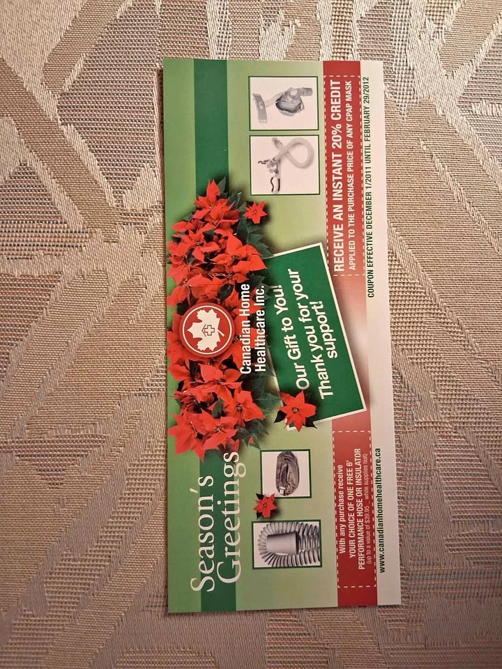 2011 Canadian Home Healthcare Collectible Holiday Pamphlet