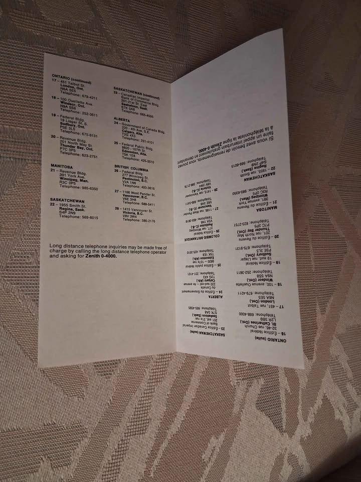 Vintage 1978 Revenue Canada Taxation Pamphlet - photo 2