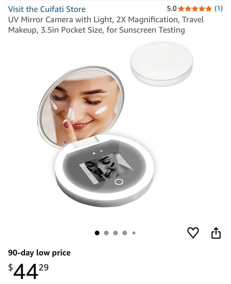 Brand New Portable UV Sunscreen Mirror - photo 2