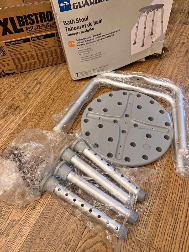 Medline Guardian Adjustable Bath Stool