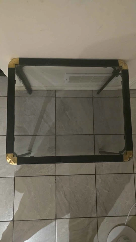 Metal & Glass Table – 69 × 58 × 56 cm - photo 2