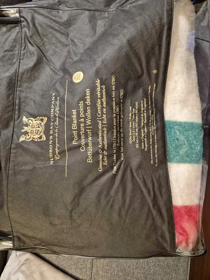 Hudson bay wool blanket