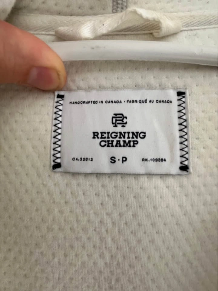 Reigning Champ Midweight Terry Relaxed Hooded Robe - Size S - photo 2