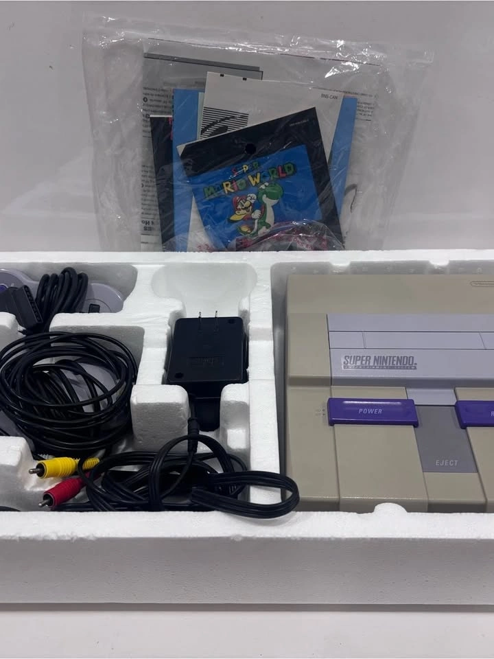 Super Nintendo SNES Super Set SNS-001 Original Box - photo 3