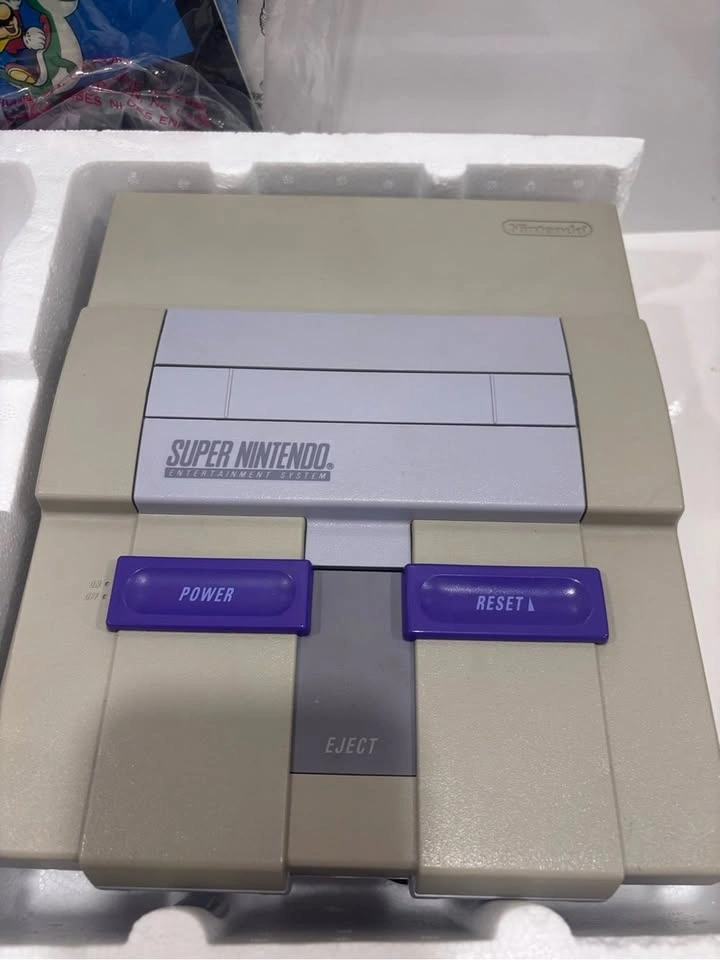 Super Nintendo SNES Super Set SNS-001 Original Box - photo 4