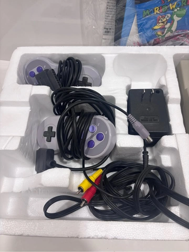 Super Nintendo SNES Super Set SNS-001 Original Box - photo 5