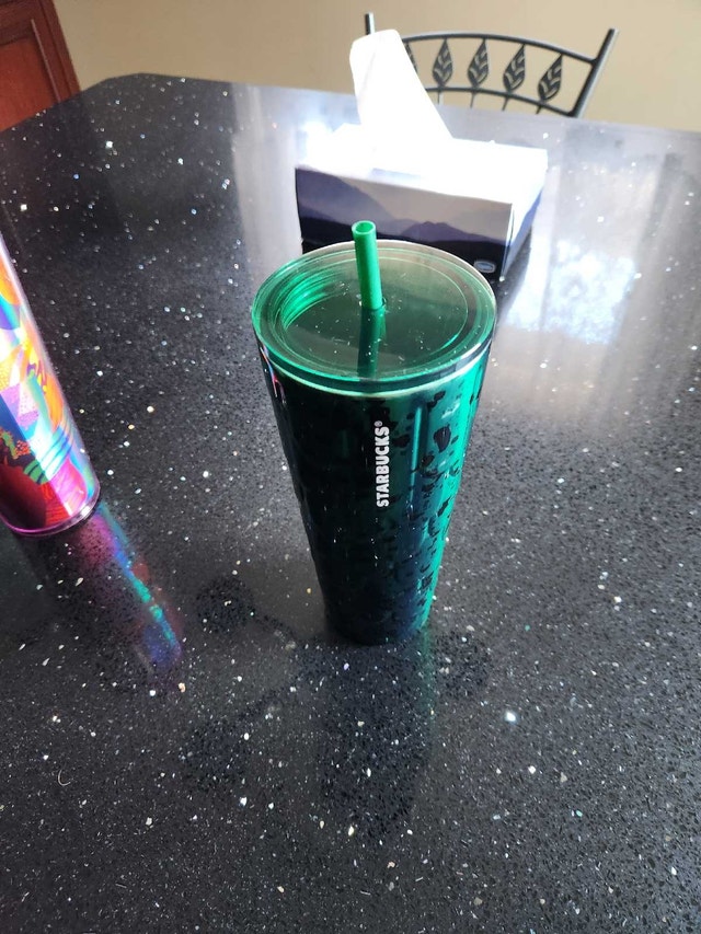Starbucks Green Mermaid Scale Tumbler - photo 2