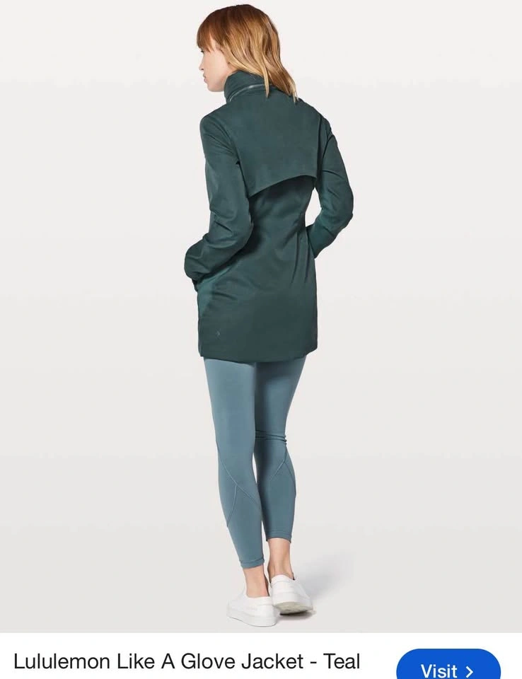 Lululemon fits like a glove rain jacked - size 6 - photo 3