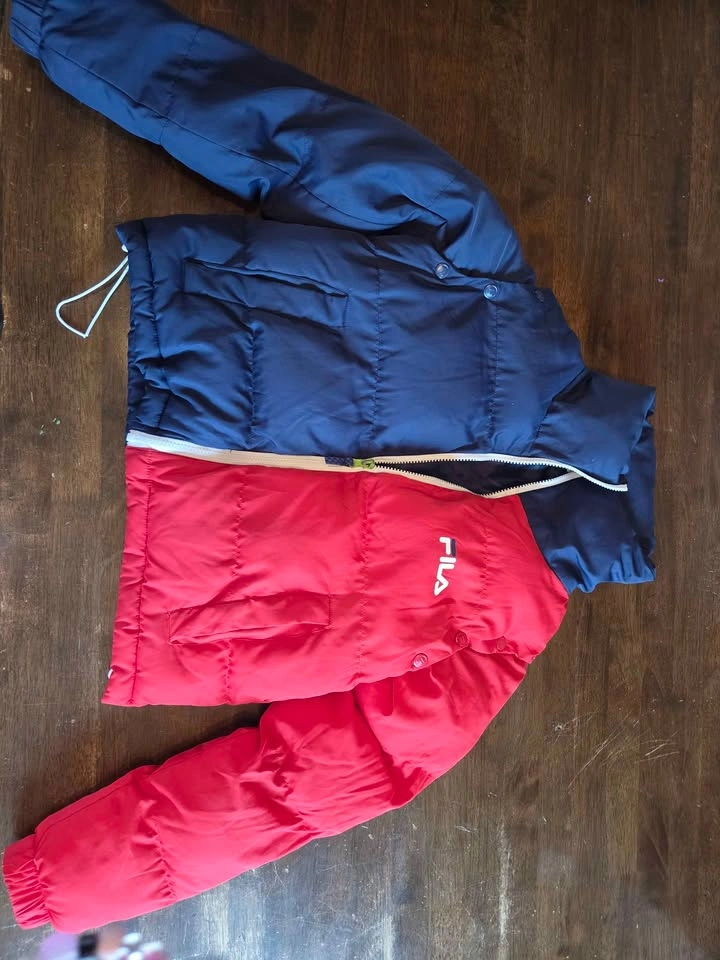 FILA Colorblock Puffer Jacket size xs