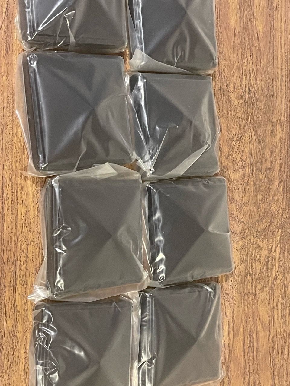 Black Pyramid Post Caps Set of 8 with Screws - photo 5