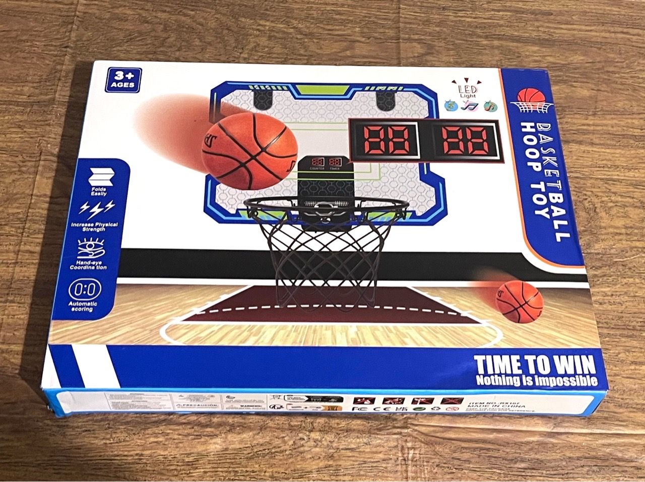 Basketball Hoop Toy with LED Scoreboard
