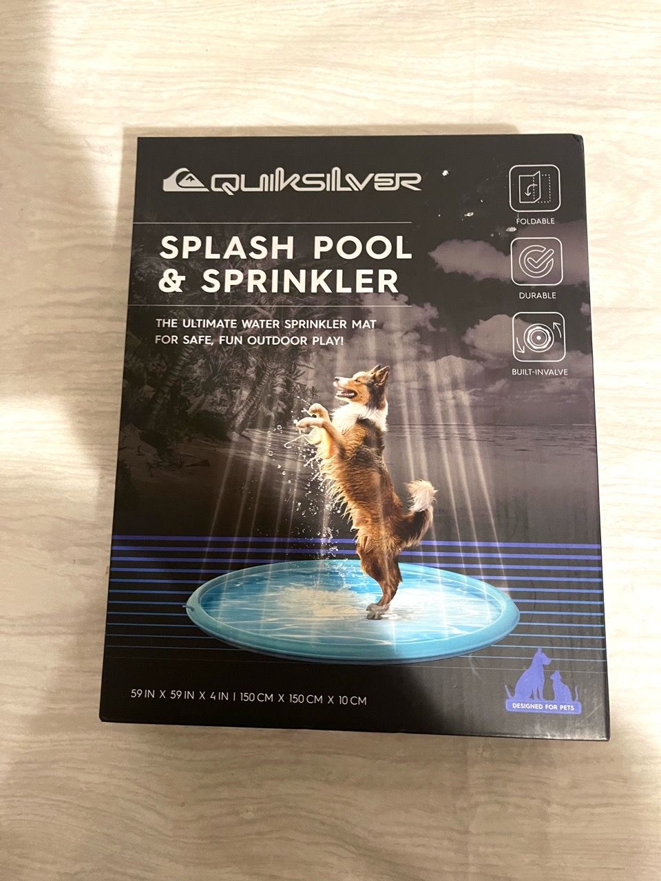 Quiksilver Splash Pool & Sprinkler Mat for Pets