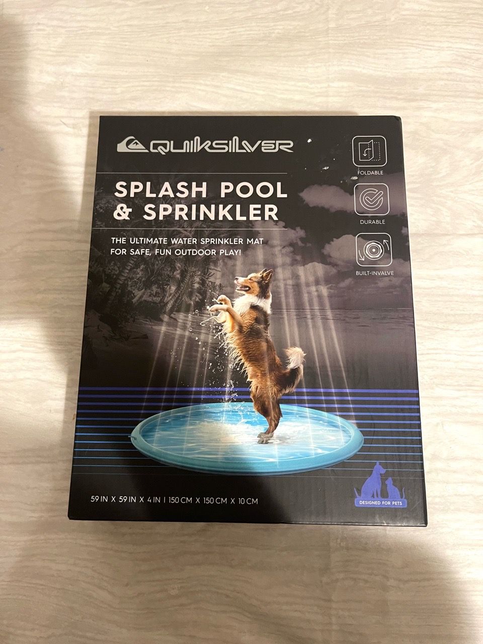Quiksilver Splash Pool & Sprinkler Mat for Pets - photo 2
