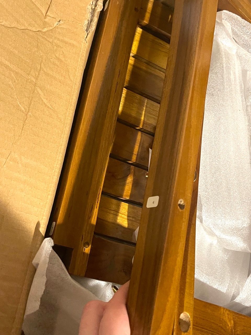 MrTeak Sujak Small Teak Shower Stool - photo 5