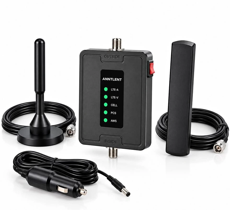 ANNTLENT 5G/4G LTE Vehicle Cell Phone Signal Booster