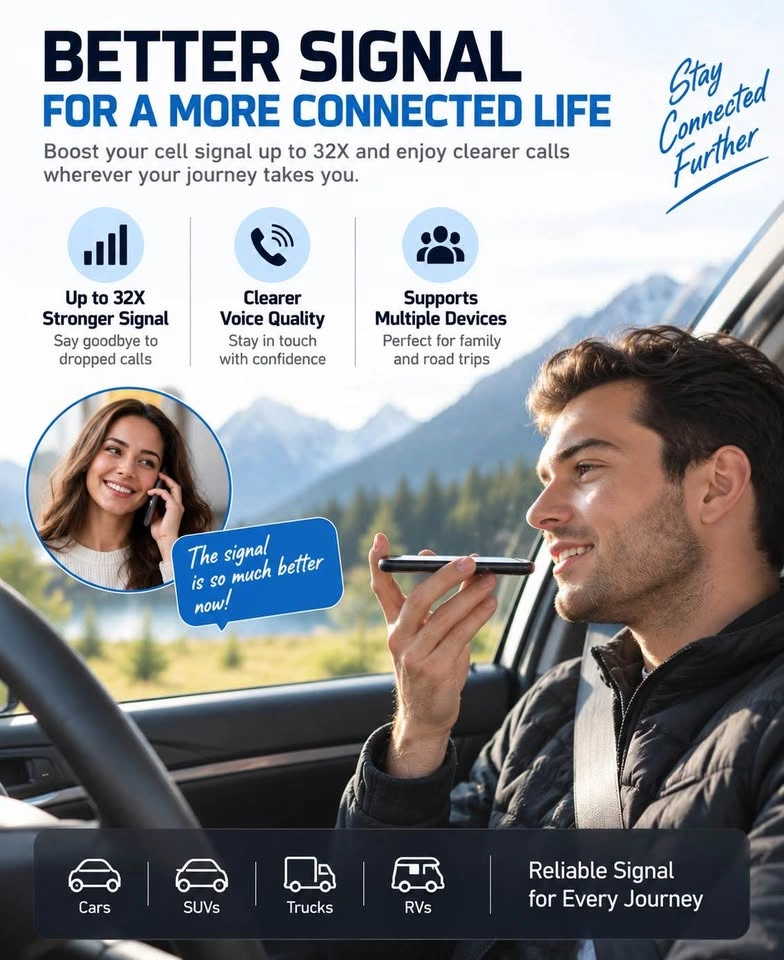 ANNTLENT 5G/4G LTE Vehicle Cell Phone Signal Booster - photo 3