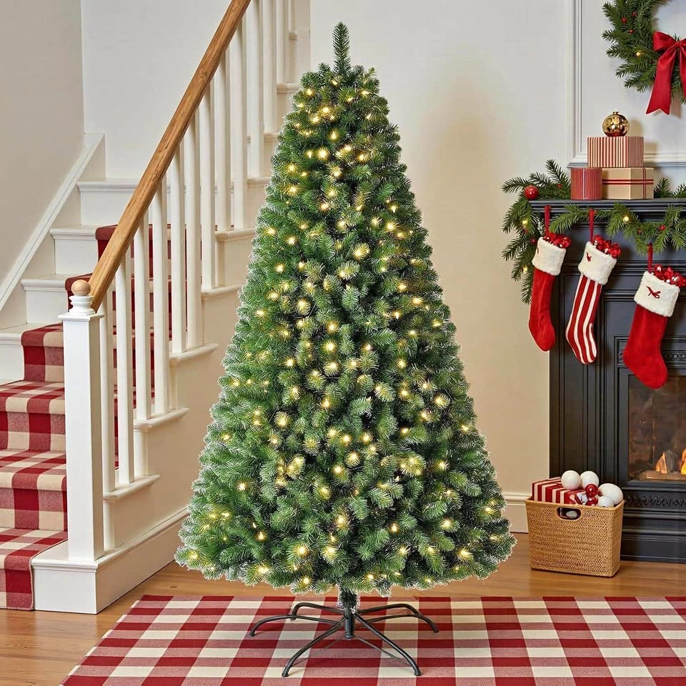 7.5 FT Prelit Xmas Tree with 350 LEDs