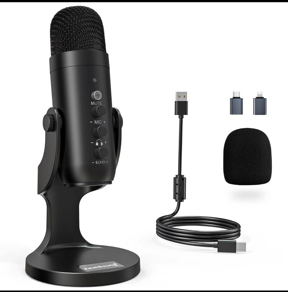 ZealSound K66 USB Podcast Microphone – Brand New