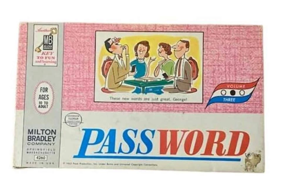 Vintage PASSWORD GAME (1963) Volume 3