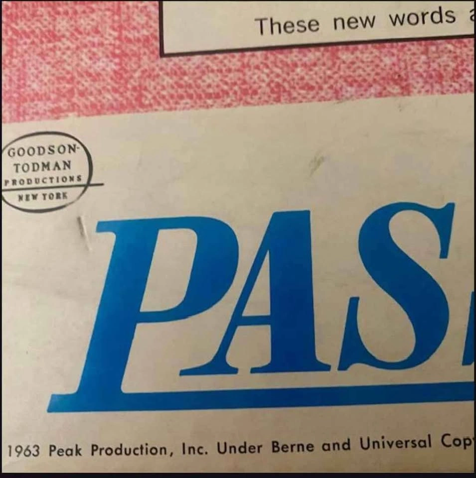 Vintage PASSWORD GAME (1963) Volume 3 - photo 3