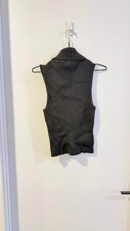 STAUD Black Ribbed Sleeveless Top - photo 4
